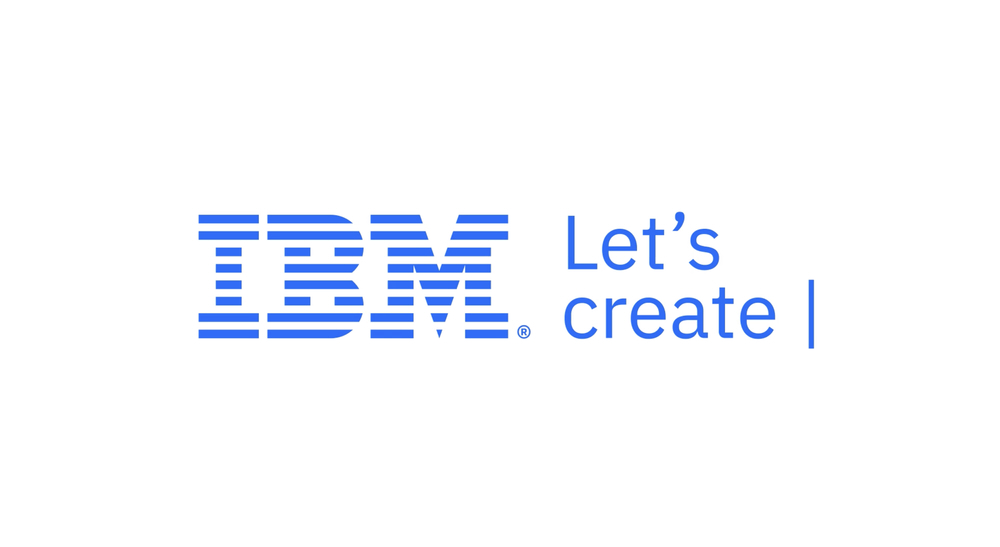IBM Let's Create campaign showing a more human, collaborative B2B brand voice